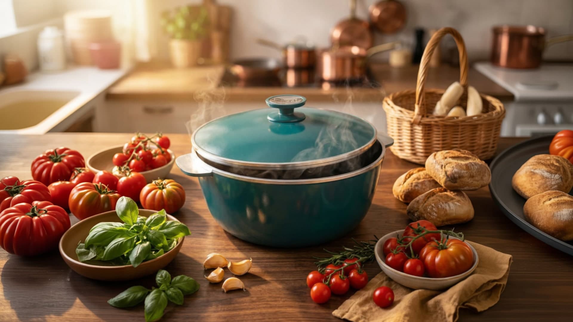 Crecé en tu cocina — producto en cocina con ingredientes frescos